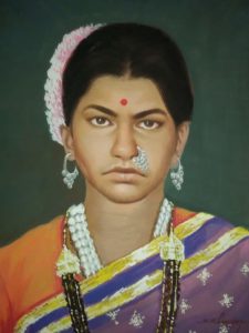 Classic oil portrait paintings mumbai, India