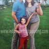 family portrait painting from photo