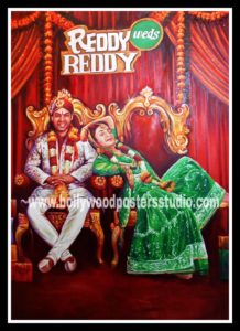 Unique wedding gifts couple in bollywood style