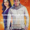 Bollywood movie poster on canvas