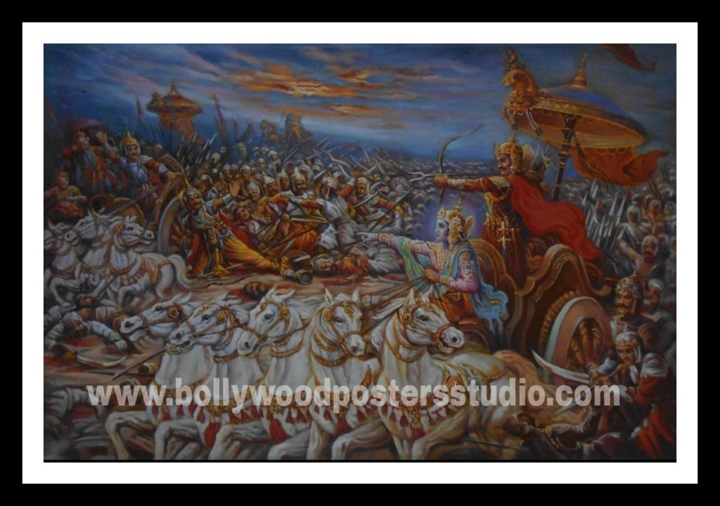 Oil Paintings India Oil Canvas Portrait   Hand Painted Indian Reproduction Posters 1024x720 