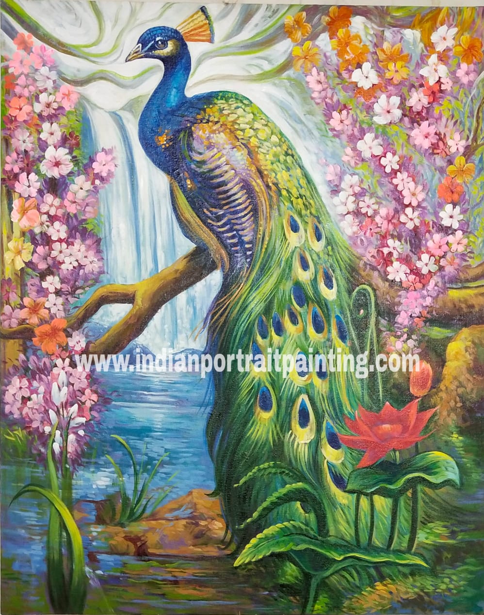 Oil on canvas paintings