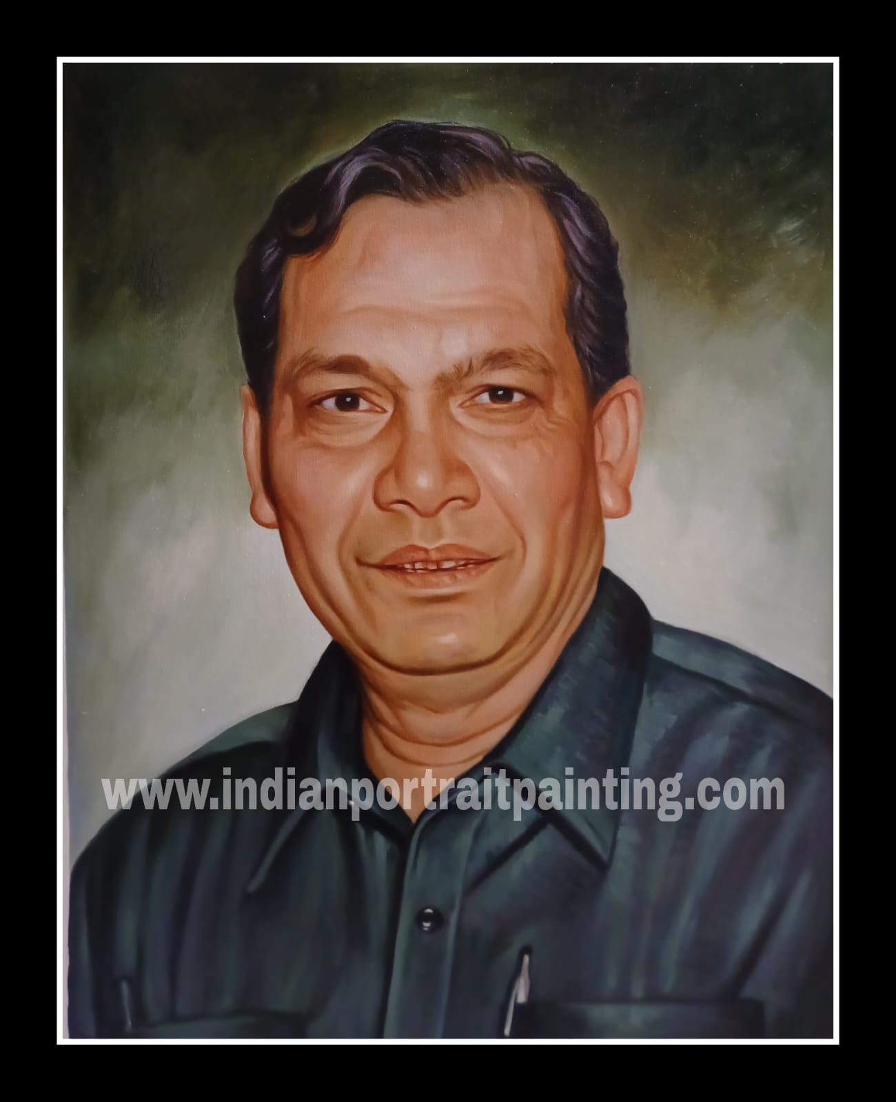 Custom oil portrait painting on canvas