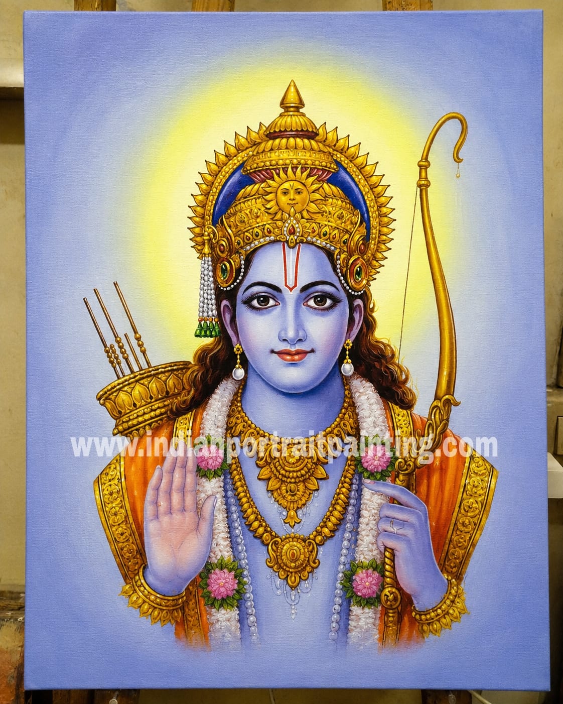 Custom oil painting india