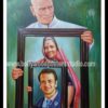 Personalized gift canvas portrait painting