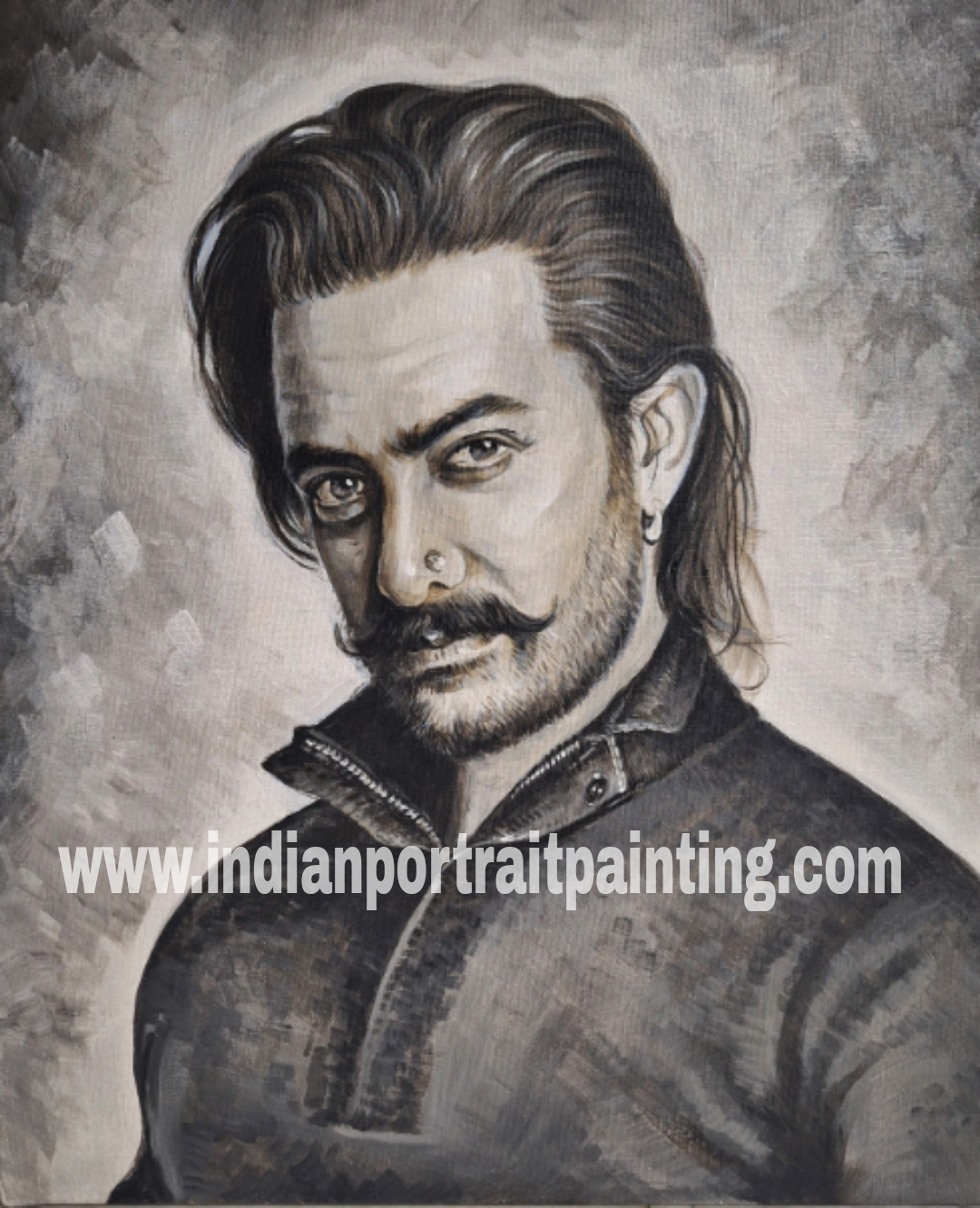Paintings on oil canvas