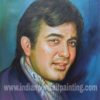 Celebrity oil portrait paintings