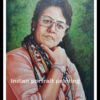 Picture to canvas portrait painting