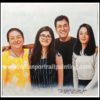 Canvas oil portrait painting for families