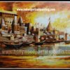 Paintings in oil on canvas - hand painted banaras ghat