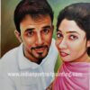Convert selfie into hand painted portrait painting