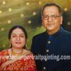 Perfect wedding anniversary gift for parents-in-laws - oil portrait painting