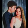 Couple portrait painting