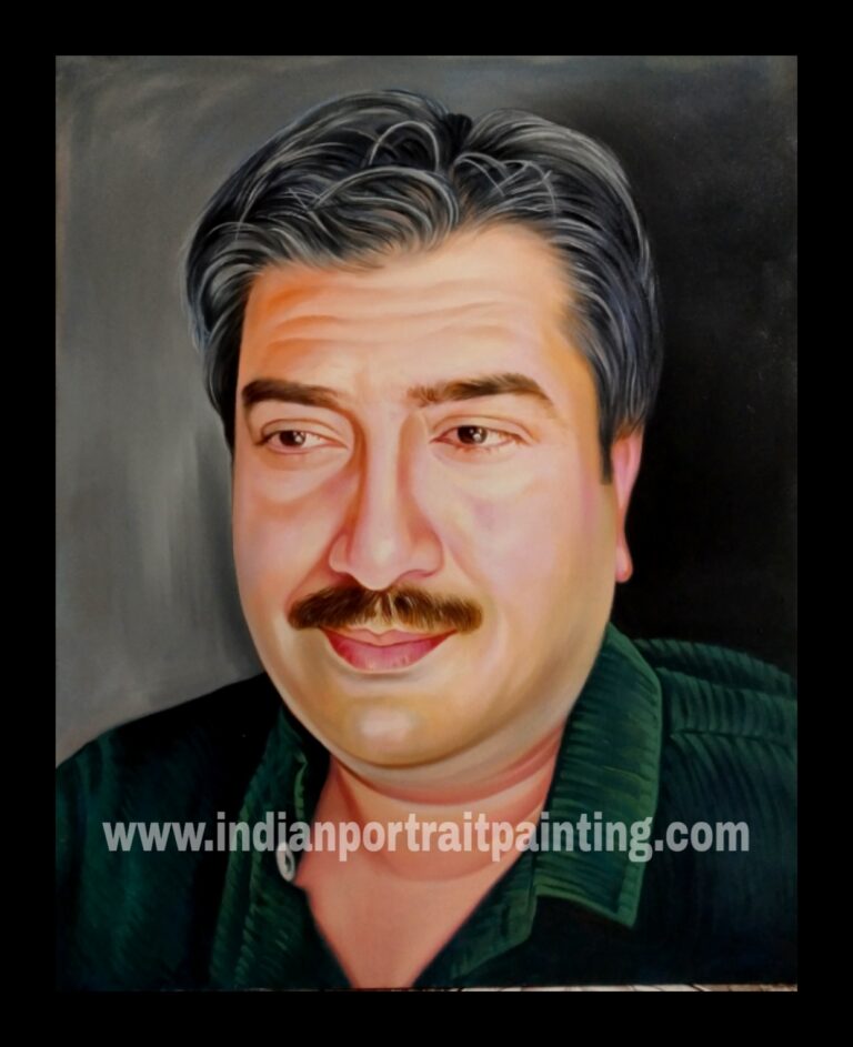 Hyper realistic oil portrait paintings - Oil Canvas portrait