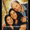 Oil portrait painting for family