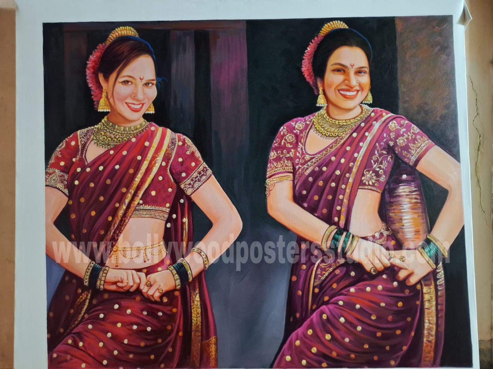 Customize Bollywood celebrity look painting