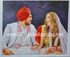 Unique Wedding gift portrait